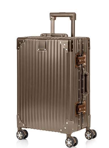 Champs luggage: La valise de cabine rigide aluminium Collection Elite Taupe