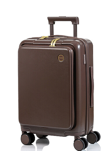 Champs luggage: La valise de cabine pochette avant Collection Onyx Noir
