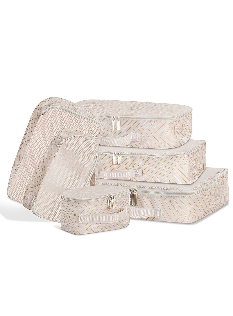 Travel Storage Cubes Vintage Collection - Set Of 6