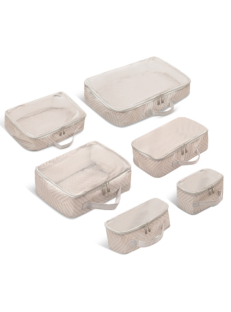 Travel storage cubes Vintage collection - Set of 6 product image 2