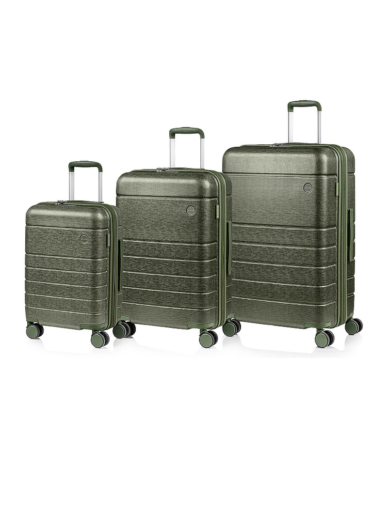 Hardside Luggage Set Linen Ii Collection Set Of 3