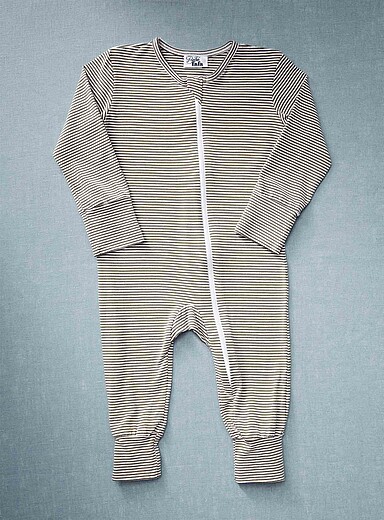 Le pyjama &eacute;volutif &agrave; rayures