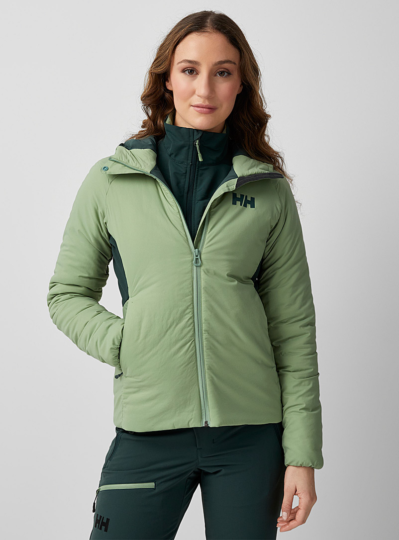 Helly Hansen Lime Green Odin stretch insulated jacket for women