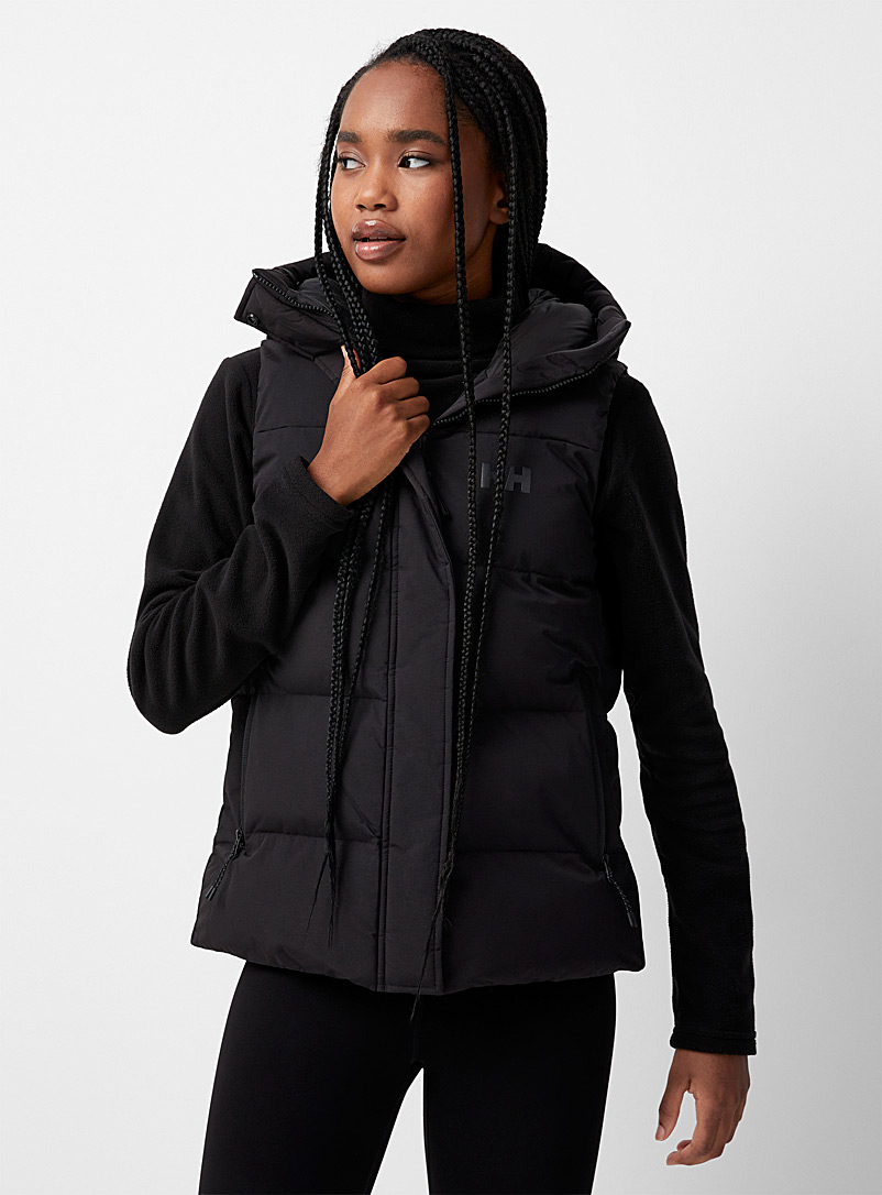 Helly Hansen Black Adore sleeveless quilted puffer jacket for women
