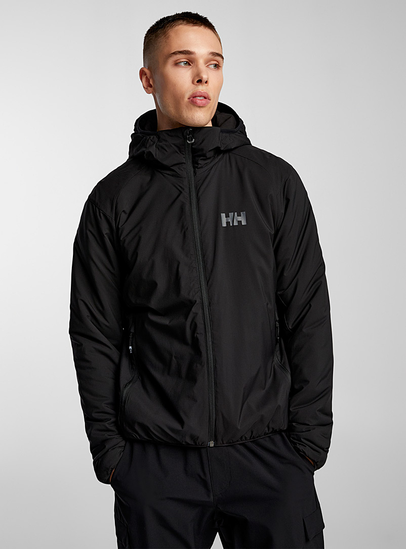 Helly Hansen Black Verglas insulated soft-shell jacket for men