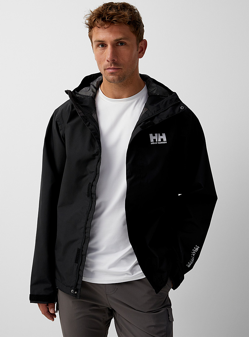 Helly Hansen Black Seven J raincoat for men