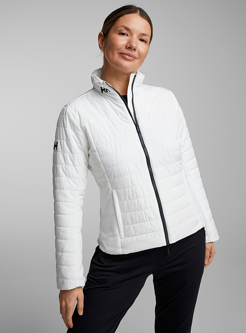 Helly Hansen White Sailing Insulator quilted jacket for women