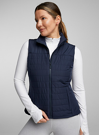 Packable sleeveless puffer jacket, Contemporaine