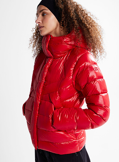 Helly Hansen: La doudoune duvet et plumes Winter Bliss Rouge pour femme