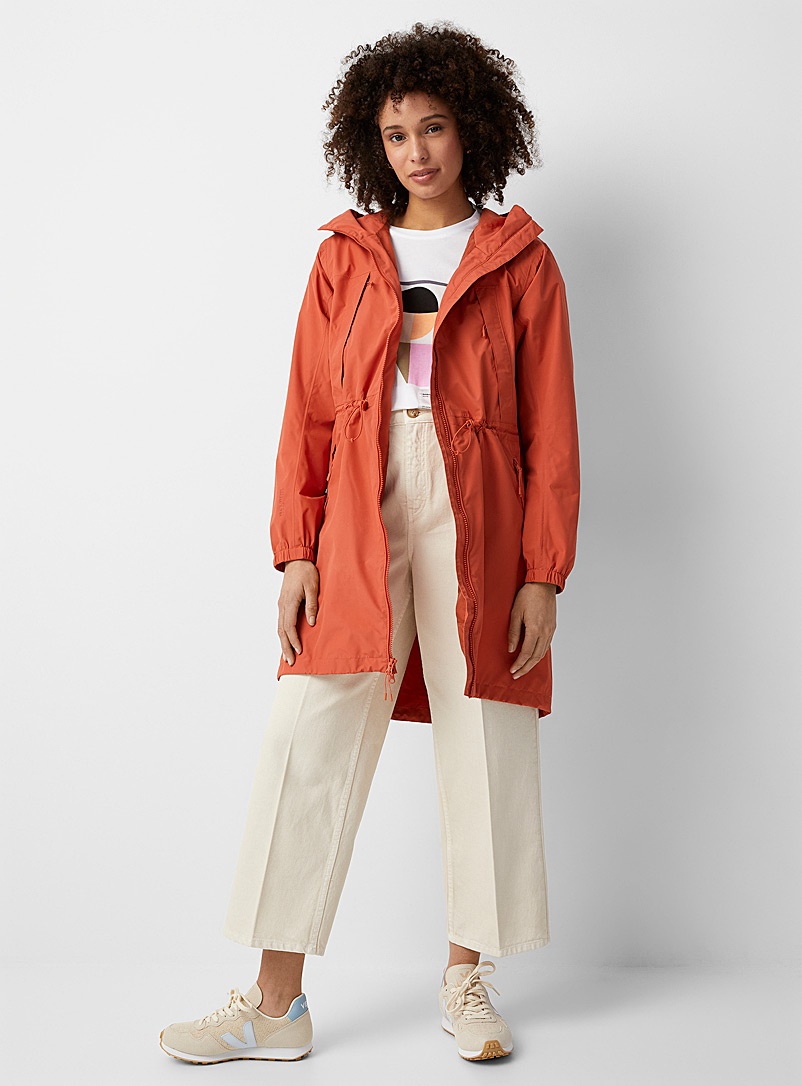 Helly Hansen Tangerine Cinched hooded raincoat for women