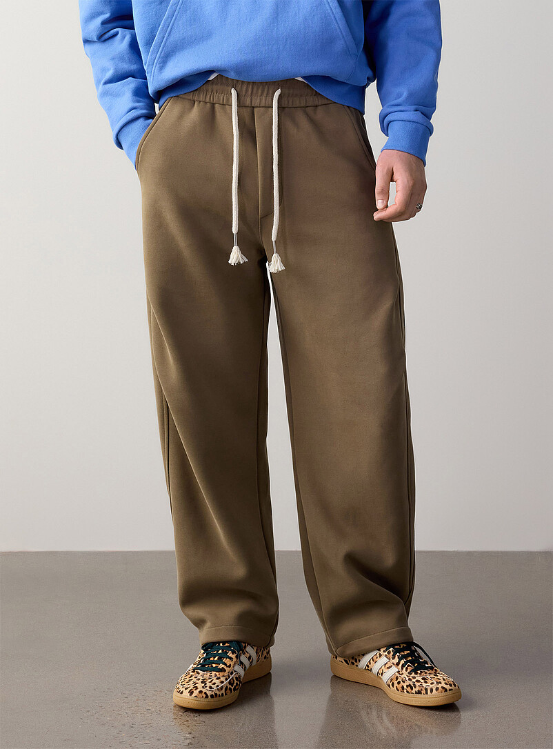 Double-knit barrel pant Loose fit Imported from Seoul product image 2