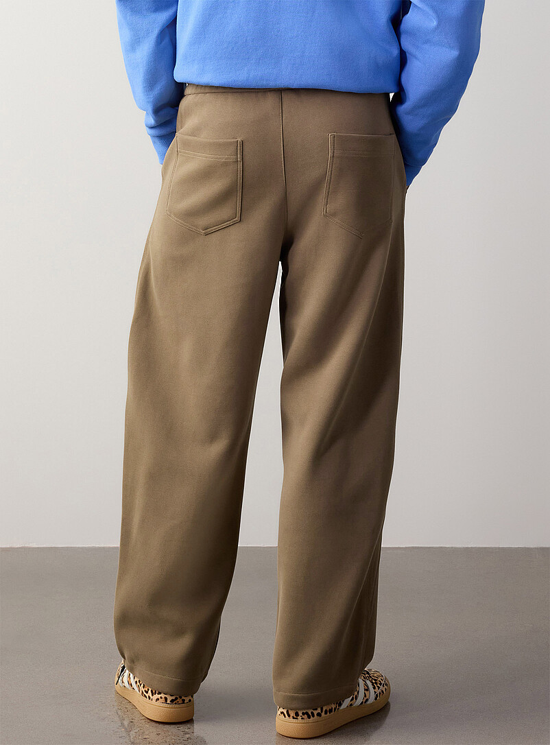 Double-knit barrel pant Loose fit Imported from Seoul product image 3