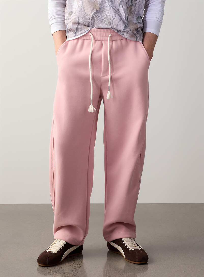 Double-knit barrel pant Loose fit Imported from Seoul product image 2