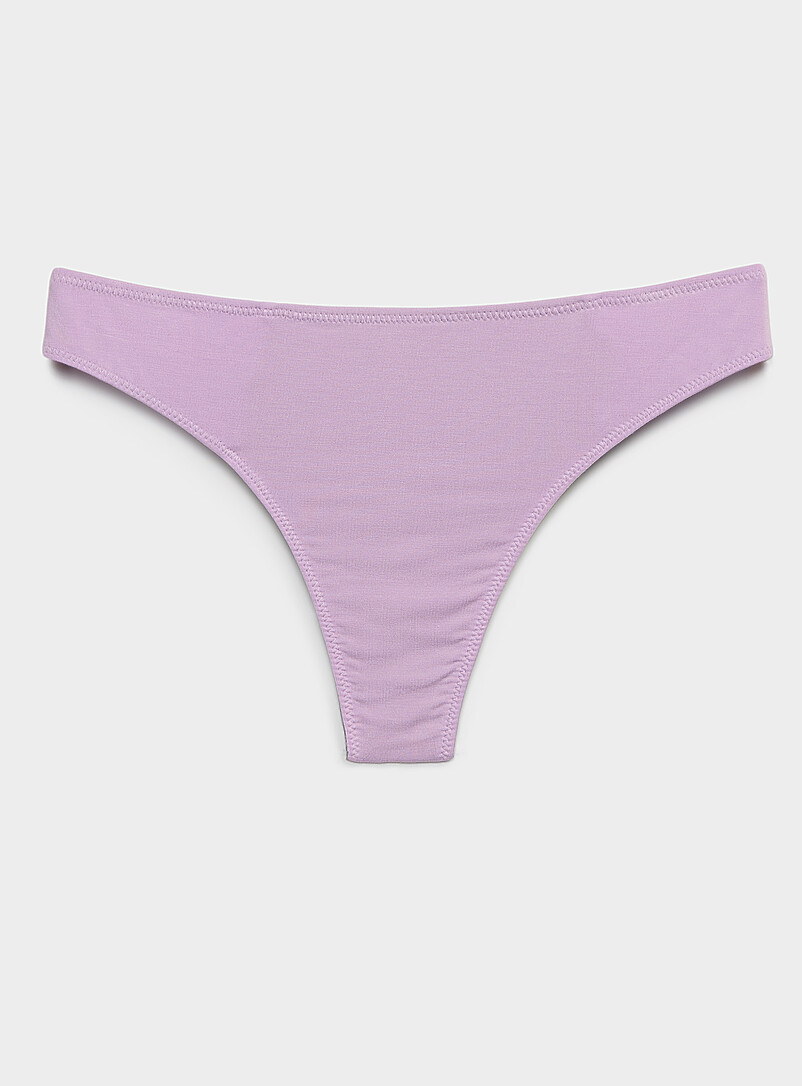 Plain Mineral Low-Waist Thong Tencel™ Modal