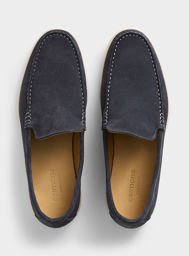 Simons: Le fl&acirc;neur su&egrave;de semelle contraste Homme Miel - Chameau pour homme