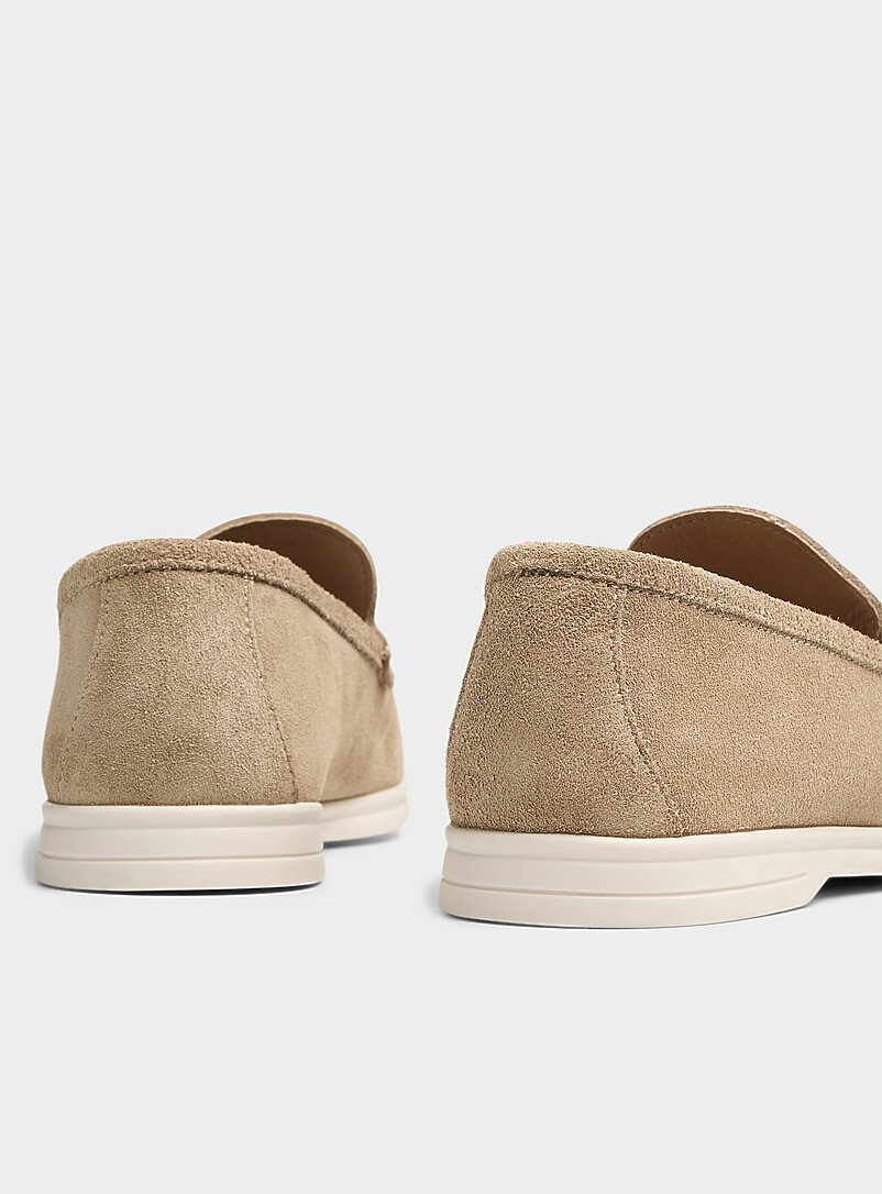 Contrast sole suede loafers Men product image 2