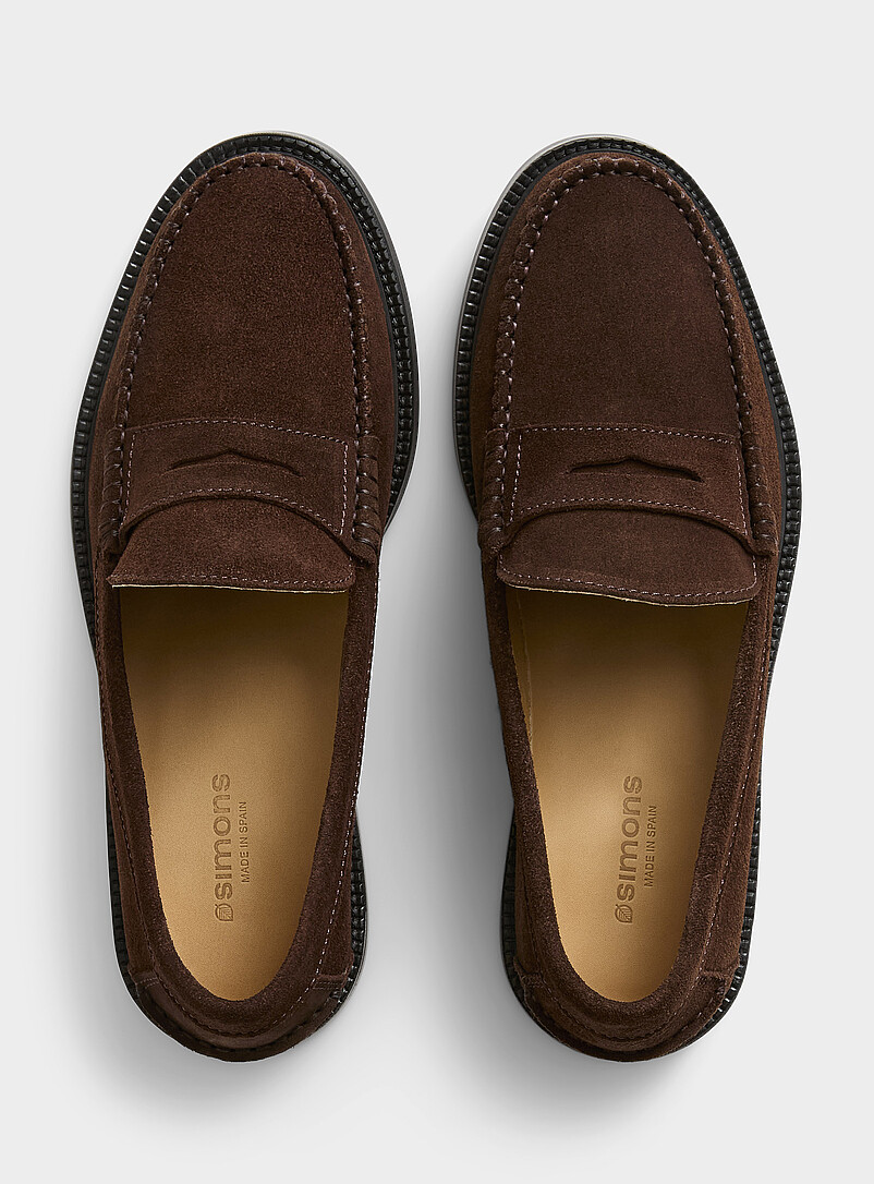 Suede penny loafers Men product image 3