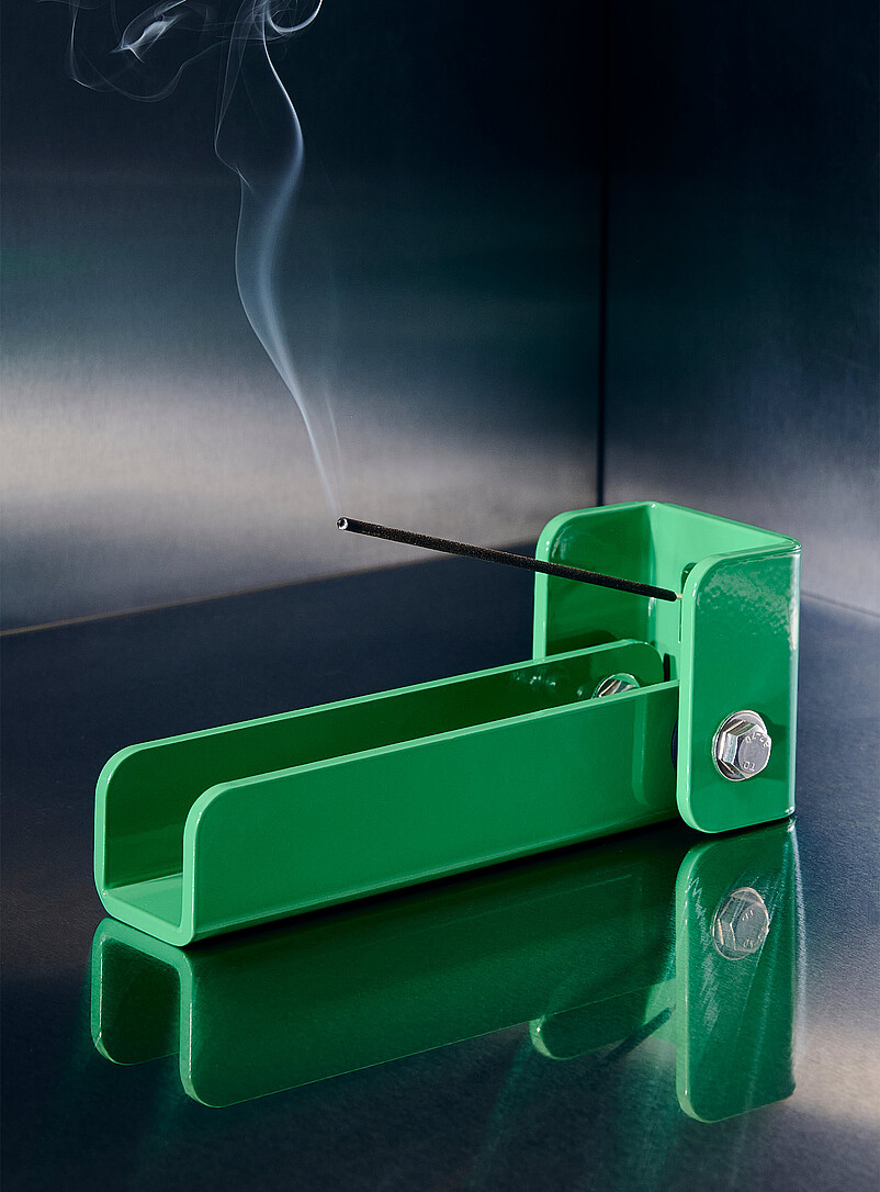 Steel incense holder product image (primary)