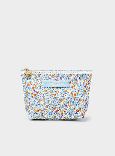 La P'tite Cachotti&egrave;re: Le minipochette zipp&eacute;e douces fleurs Rouge &agrave; motifs pour femme