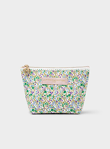Le minipochette zipp&eacute;e douces fleurs