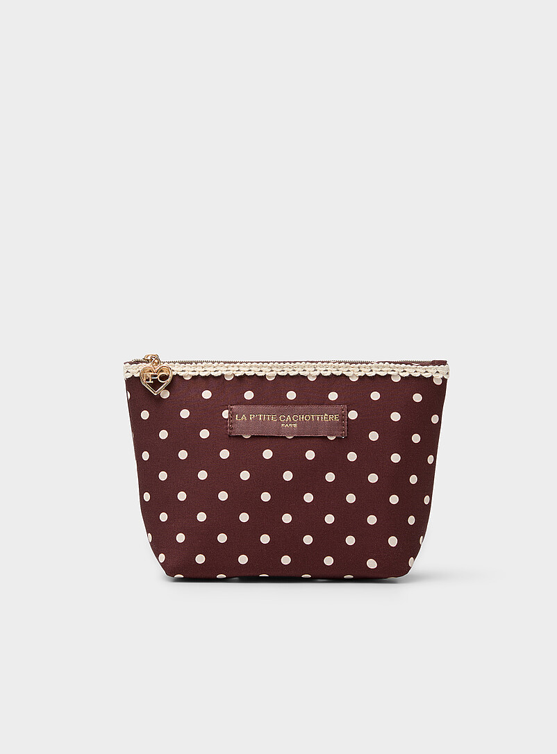 Sweet Flower Zipped Mini Pouch