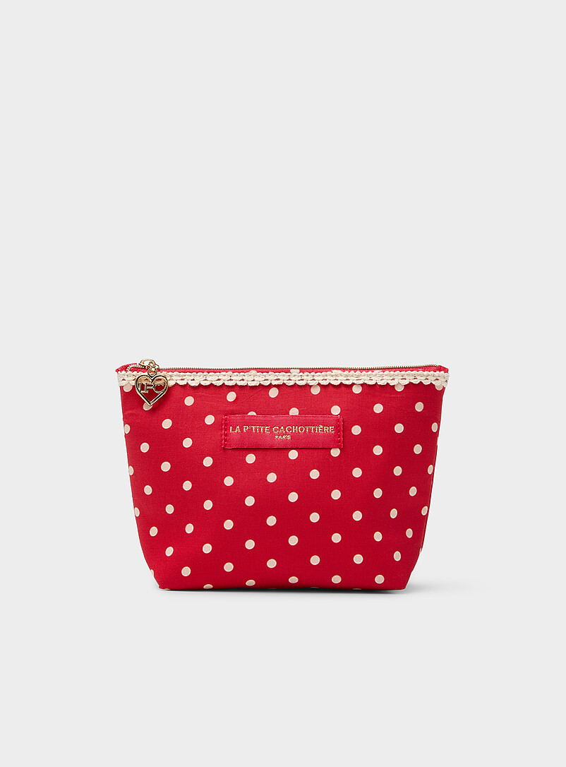 Sweet Flower Zipped Mini Pouch