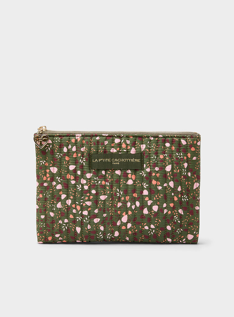 Quilted velvety pouch product image (primary)