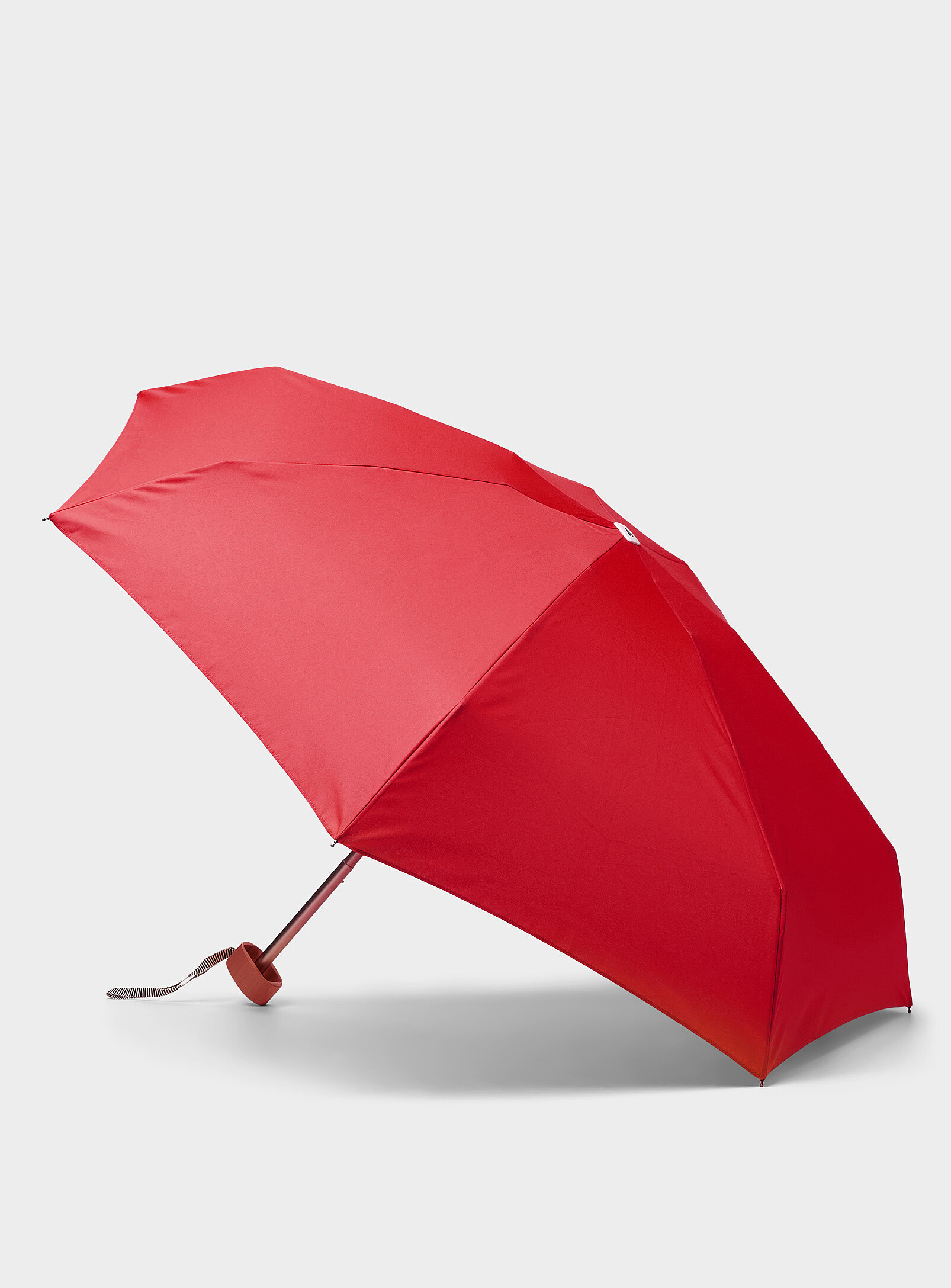 Anatole Compact Solid Umbrella In Red