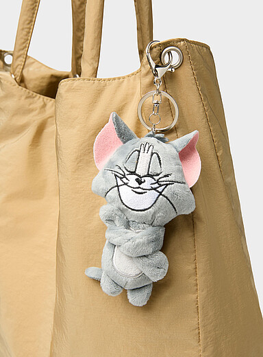 Tom & Jerry charm keychain