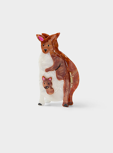 Mama kangaroo hair clip