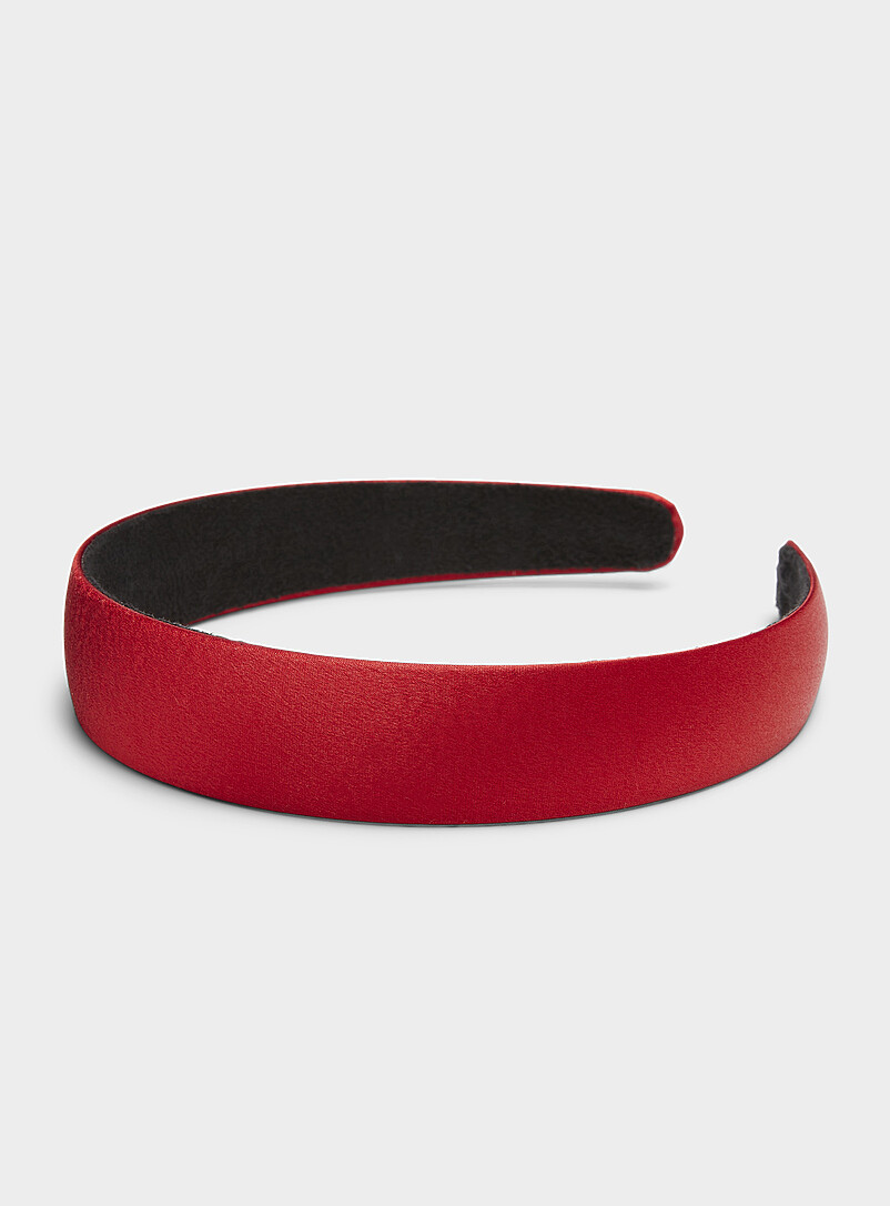 Colourful satin headband product image (primary)