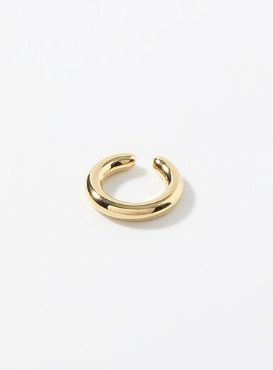 Minimalist gold ear cuff