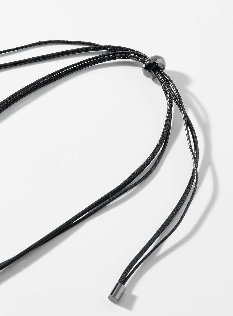 Gothic cross cord necklace product image 2