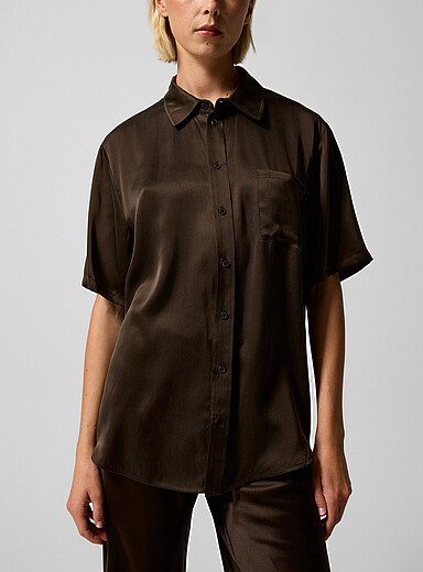 La chemise pure soie Boyfriend