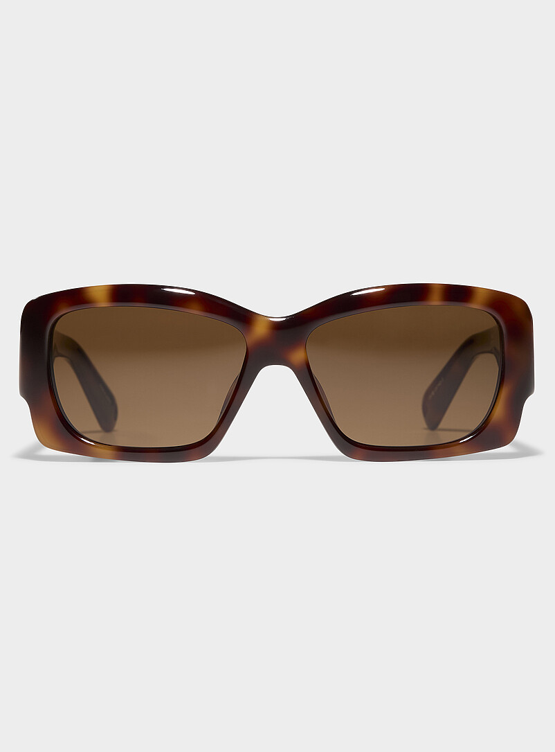 Lunettes De Soleil Femme Rectangulaires Vintage - Lot De 4 Couleurs (rose, Vert, Orange, Violet) - Style Rétro - 5
