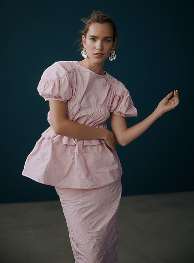 Brooklyn textured ruched top | Cecilie Bahnsen | | Simons