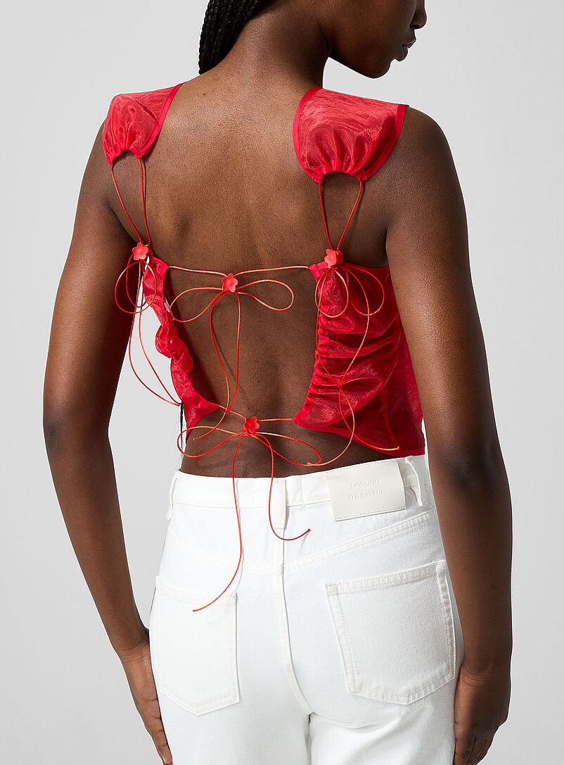 Katia drawstring top product image 2