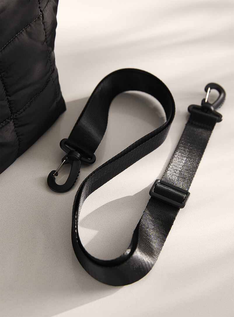 Simons Maison: Le sac &agrave; lunch matelass&eacute; noir Noir