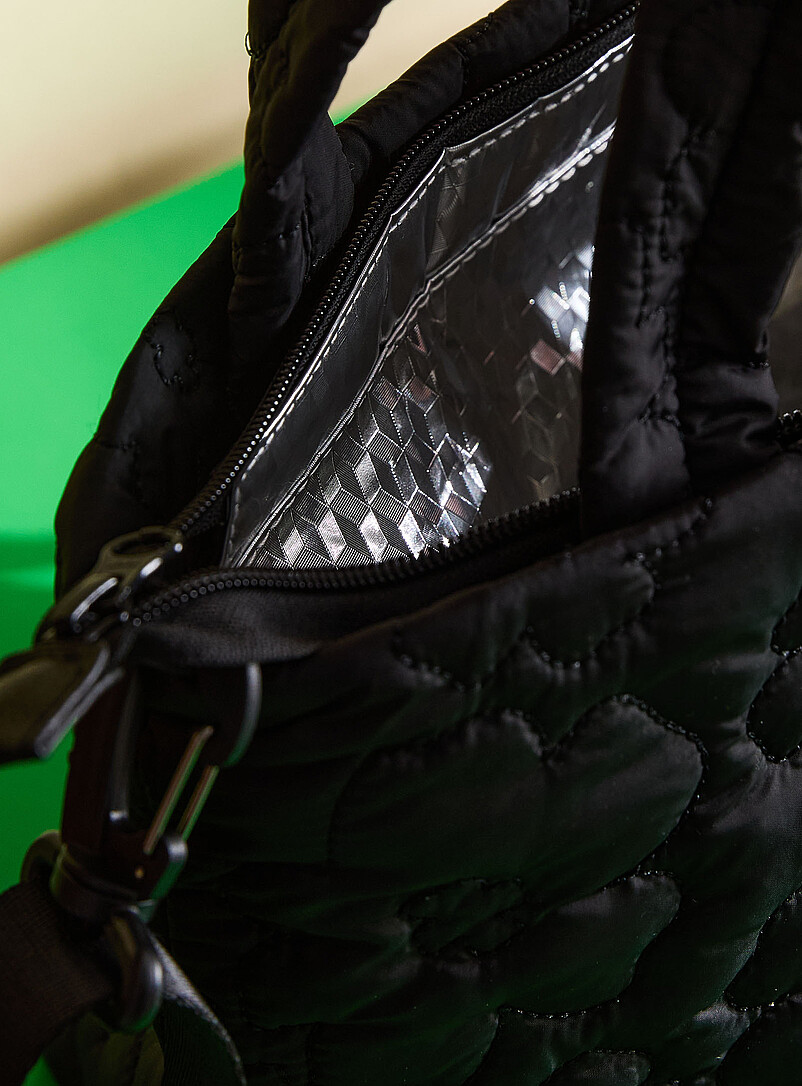 Patterned quilted lunch bag product image 2