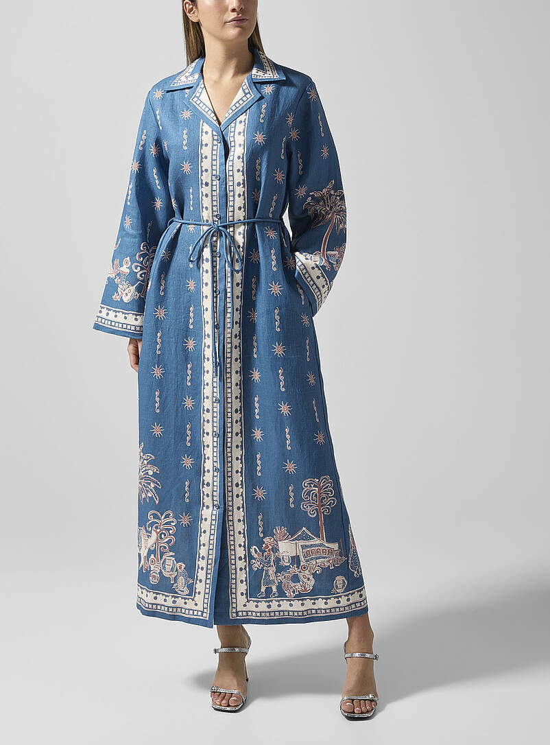 Acacia Pure Linen Shirtdress