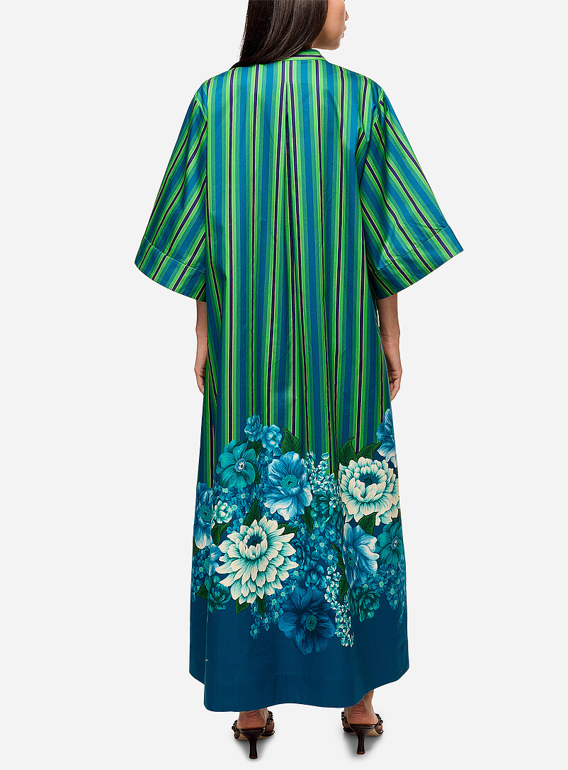 Margo stripes and flowers maxi tunic dress product image 3