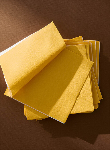 Monochrome paper napkins 20.5 x 20.5 cm. Pack of 20. | Simons Maison ...