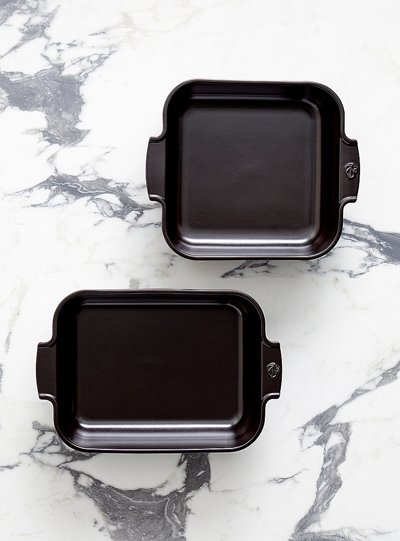 Peugeot: Le plat de cuisson c&eacute;ramique carr&eacute; Appolia Noir