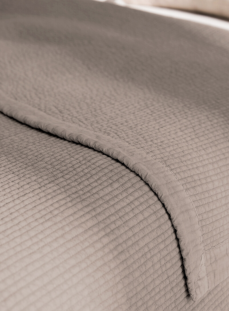Simons Maison White Quilted stripes duvet See available sizes