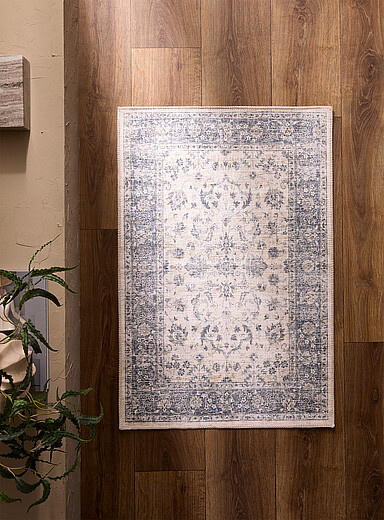 Simons Maison: Le tapis floraison persane Voir nos formats offerts Gris &agrave; motifs