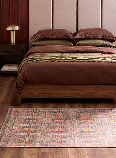 Simons Maison: Le tapis imprim&eacute; g&eacute;om&eacute;trie naturelle 120 x 180 cm Assorti