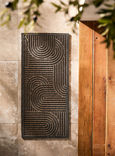 Embossed arches doormat 45 x 100 cm