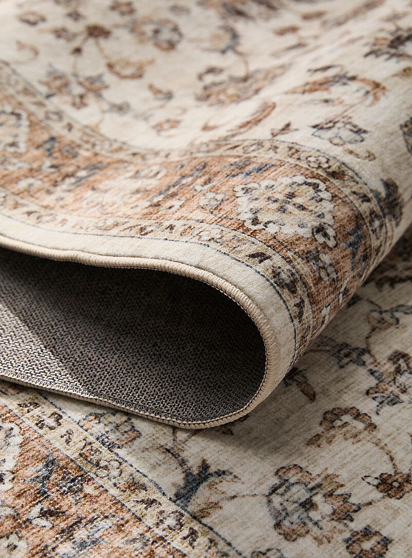 Sand-coloured Persian heritage hallway rug 75 x 215 cm product image 2