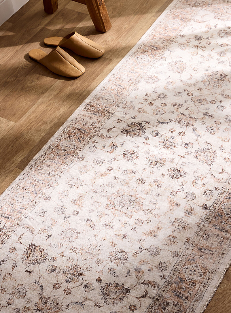 Sand-coloured Persian heritage hallway rug 75 x 245 cm product image 2