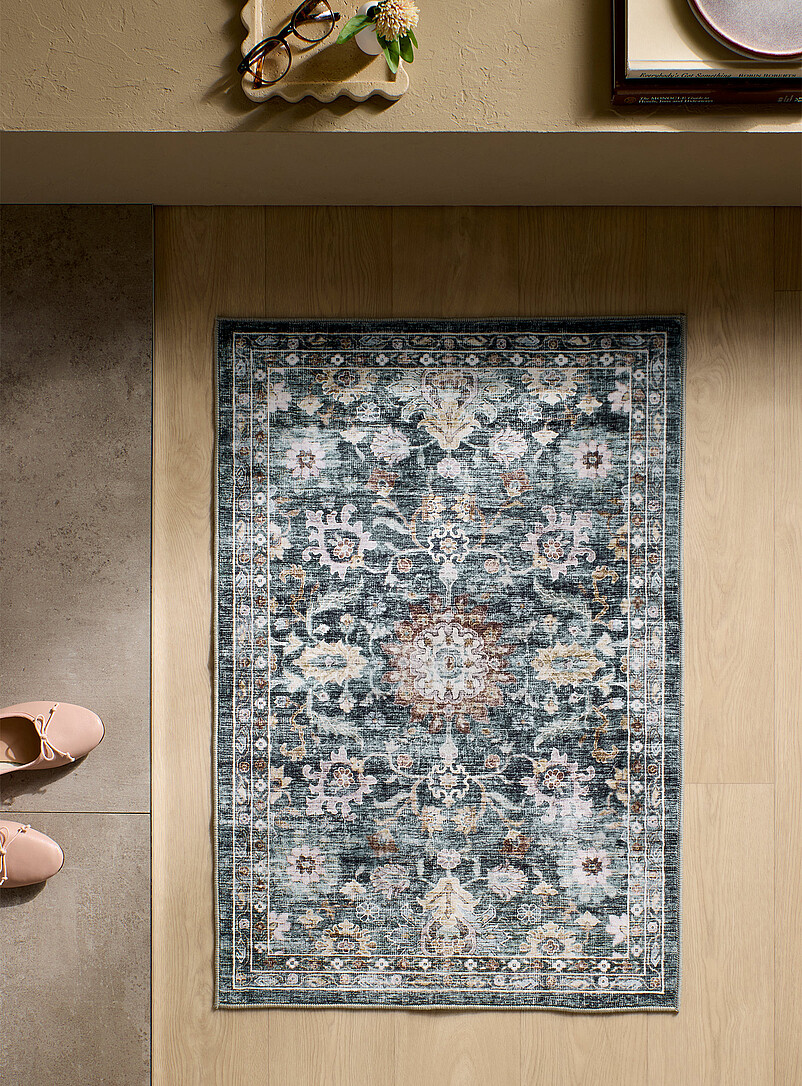Midnight garden Persian-style rug See available sizes product image (primary)